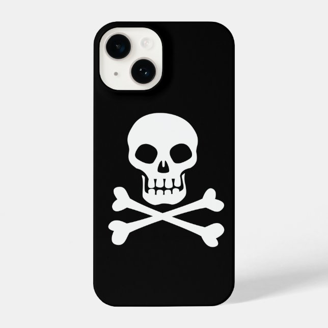 Pirate Skull and Crossbones iPhone Case (Back)