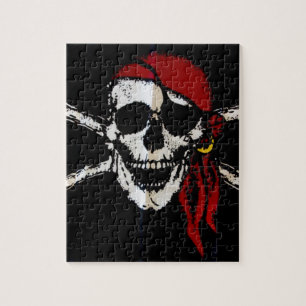 Pirate Skull And Crossbones Jigsaw Puzzle