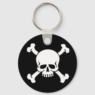 Pirate Skull and Crossbones Key Ring