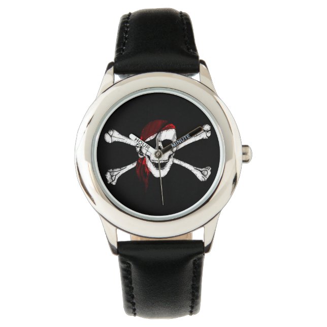 Pirate Skull and Crossbones Watch (Front)