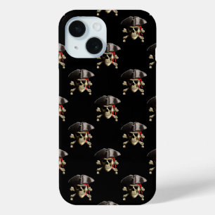 Pirate Skull And Hat iPhone 15 Case