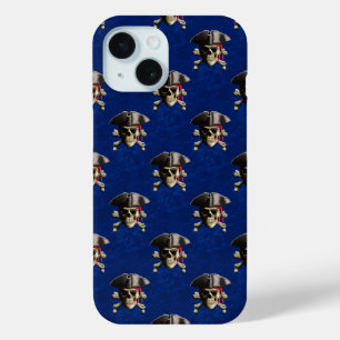 Pirate Skull And Hat iPhone 15 Case