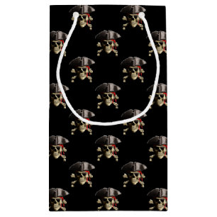 Pirate Skull And Hat Small Gift Bag