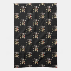 Pirate Skull And Hat Tea Towel
