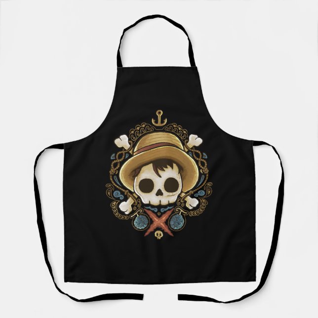 Pirate Skull Apron (Front)
