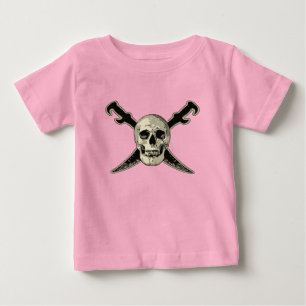 Pirate (Skull) - Baby Fine Jersey T-Shirt
