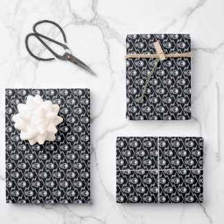 Pirate Skull Bones Wrapping Paper Sheet