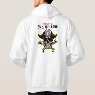 PIRATE SKULL BROTHERHOOD T-Shirt Hoodie