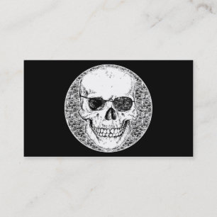 pirate skull business card