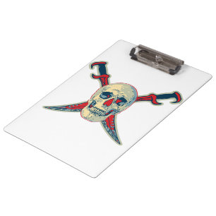 Pirate (Skull) - Clipboard