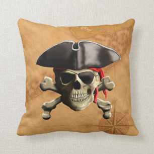 Pirate Skull Cushion