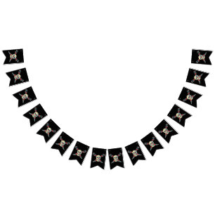 Pirate (Skull) - Custom Swallowtail Party Bunting