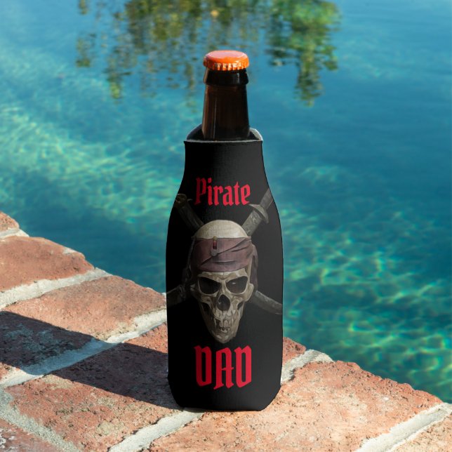 Pirate Skull  DAD Can Cooler (In Situ Pool)