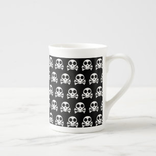 Pirate Skull Design Bone China Mug
