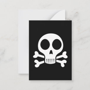 Pirate Skull Design Card