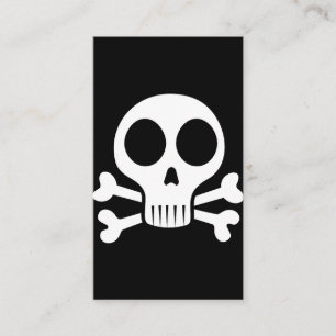 Pirate Skull Design Enclosure Card
