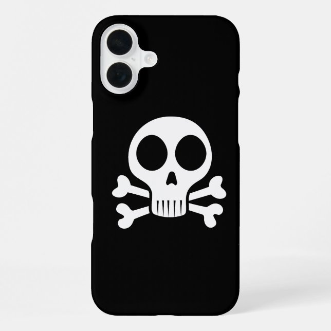 Pirate Skull Design iPhone Case (Back)