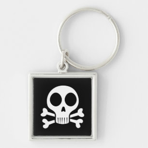 Pirate Skull Design Key Ring