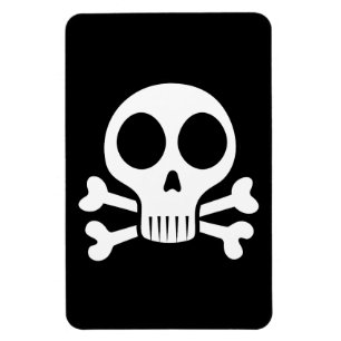 Pirate Skull Design Magnet
