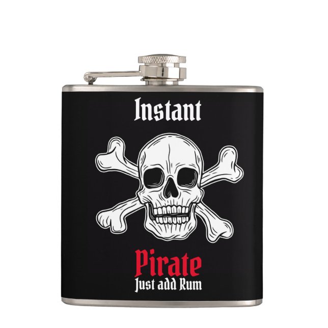 Pirate Skull flask (Front)