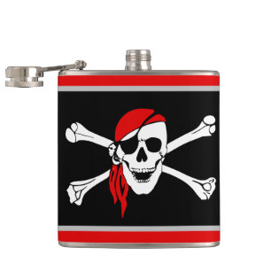 Pirate Skull Hip Flask
