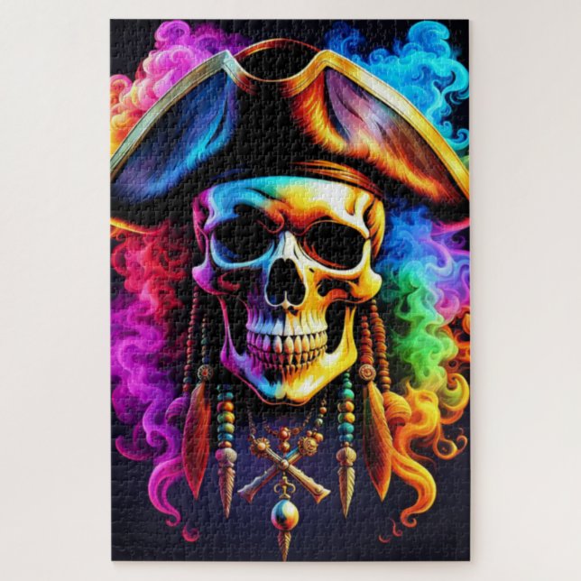 Pirate Skull Jigsaw Puzzle (Vertical)