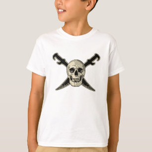 Pirate (Skull) - Kids' Basic Hanes Tagless Comfort T-Shirt