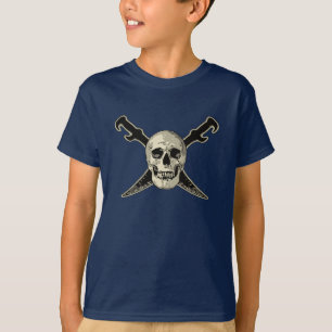 Pirate (Skull) - Kids' Basic Hanes Tagless Comfort T-Shirt