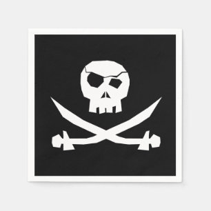 Pirate Skull Napkin