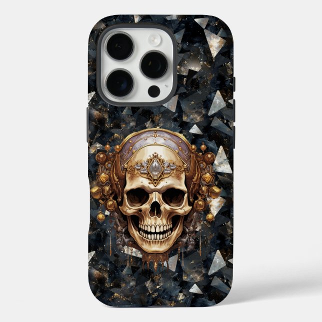 Pirate Skull on Black Diamonds iPhone / iPad case (Back)