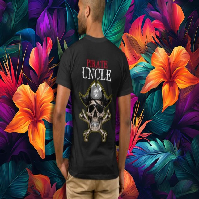 Pirate skull Party UNCLE T-Shirt (Creator Uploaded)
