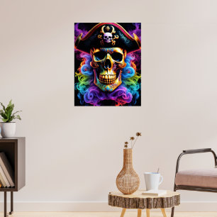 Pirate Skull Poster