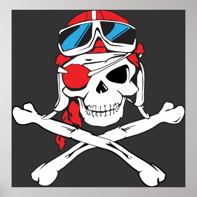 Pirate Skull Poster (Front)