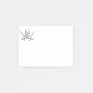Pirate Skull & Sword Crossbones (TLAPD) Post-it Notes