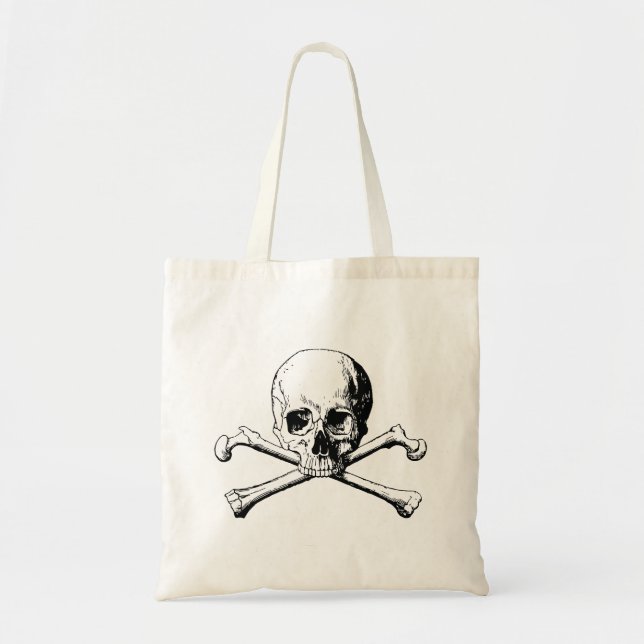 Pirate Skull Tote Bag (Front)