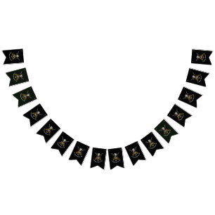 Pirate Skull Treasure Bunting Flags