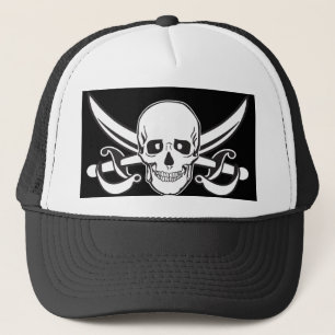 Pirate Skull Trucker Hat