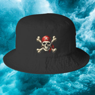 pirate skull  trucker hat