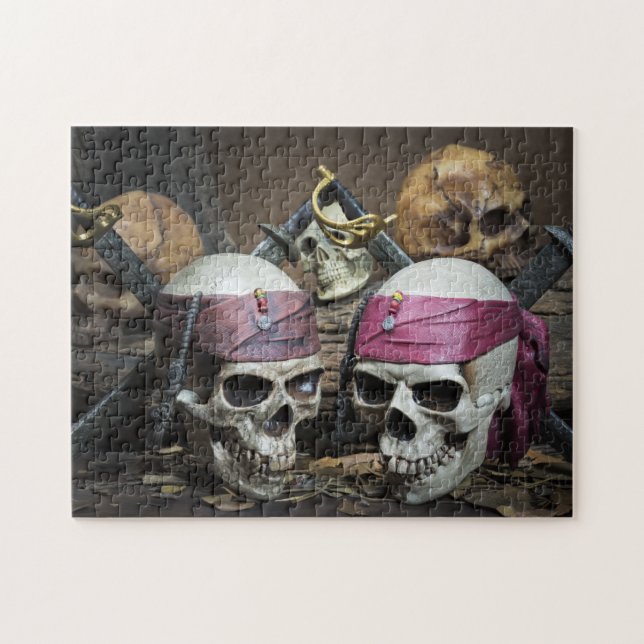 Pirate Skulls puzzle (Horizontal)
