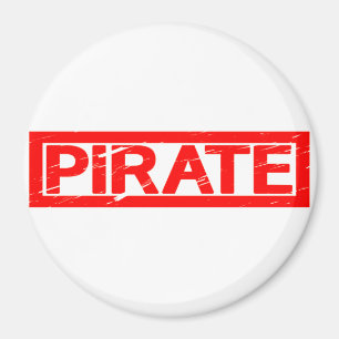 Pirate Stamp Magnet