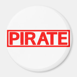 Pirate Stamp Magnet