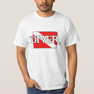 Pirate-style Dive Flag T-Shirt