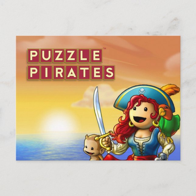 Pirate Sunset postcard (Front)