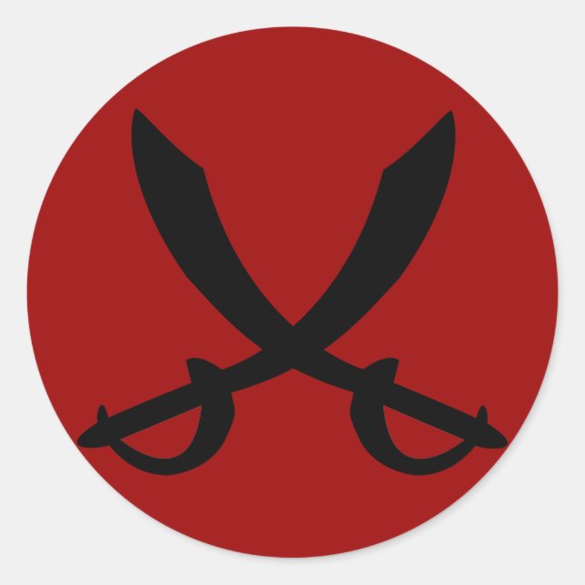 Pirate Sword Sticker (Front)