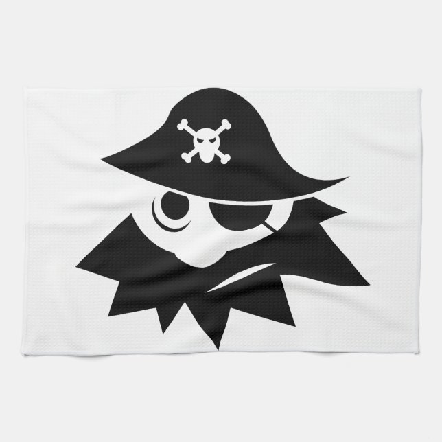 Pirate Tea Towel (Horizontal)