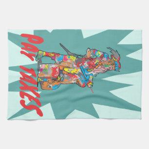 Pirate Tea Towel