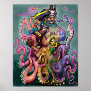 Pirate Tentacles Poster