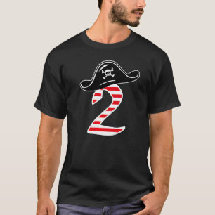 Pirate Theme 3rd Birthday Party Skull And Hat With T-Shirt