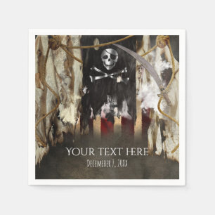 Pirate Theme Birthday or Bachelor Party Napkin