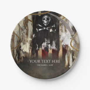 Pirate Theme Birthday or Bachelor Party Paper Plate